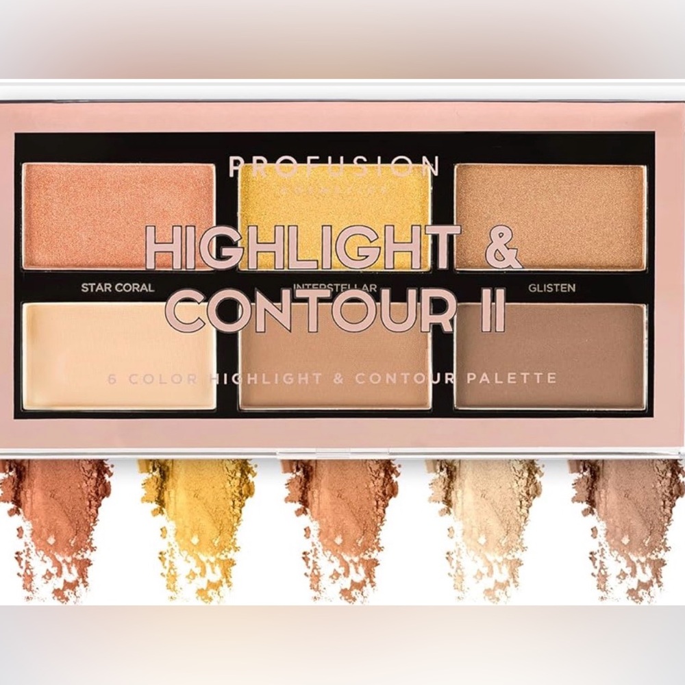 Brand New Profusion Cosmetics Highlight and Contour II Palette